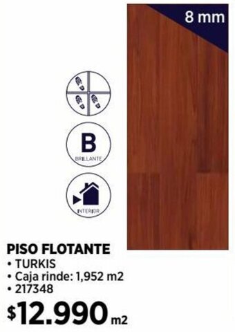 Construmart PISO FLOTANTE 8 mm oferta