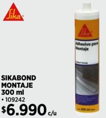 Construmart SIKABOND MONTAJE 300ml oferta
