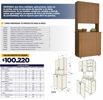 Construmart Despensa Modular oferta