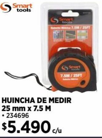 Construmart HUINCHA DE MEDIR 25 mm x 7.5 M oferta