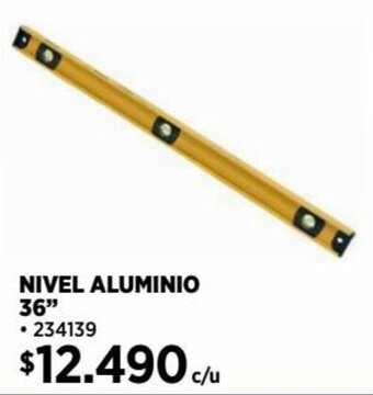 Construmart NIVEL ALUMINIO 36" oferta