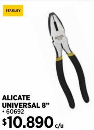 Construmart ALICATE UNIVERSAL 8" oferta