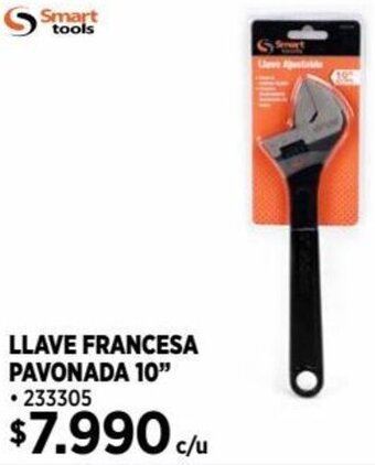 Construmart LLAVE FRANCESA PAVONADA 10" oferta