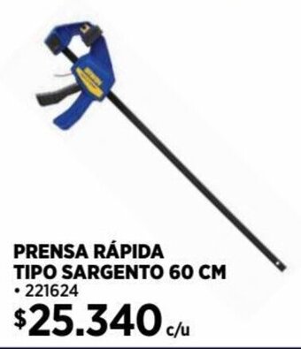 Construmart PRENSA RÁPIDA TIPO SARGENTO 60 CM oferta