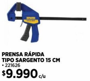 Construmart PRENSA RÁPIDA TIPO SARGENTO 15 CM oferta