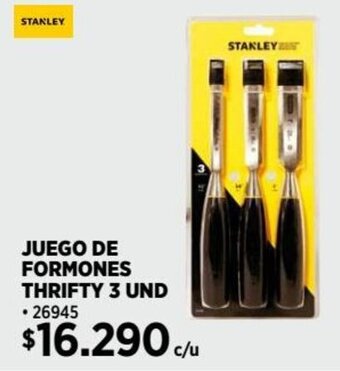 Construmart JUEGO DE FORMONES THRIFTY 3 UND oferta