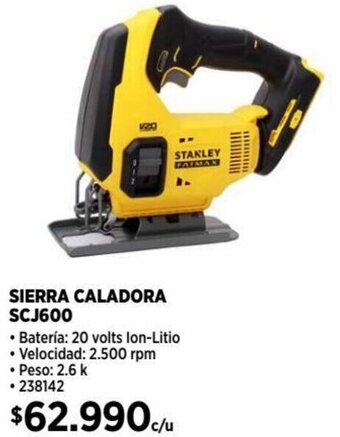 Construmart SIERRA CALADORA SCJ600 oferta