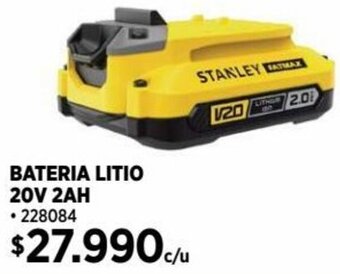 Construmart BATERIA LITIO 20V 2AH oferta