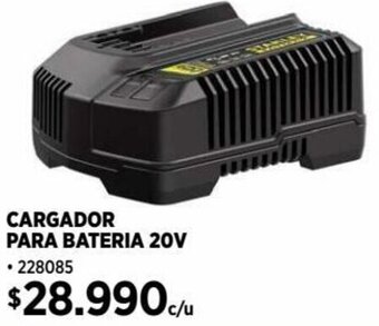 Construmart CARGADOR PARA BATERIA 20V oferta