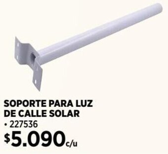 Construmart SOPORTE PARA LUZ DE CALLE SOLAR oferta