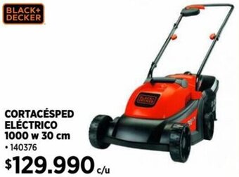Construmart BLACK+ DECKER CORTACÉSPED ELÉCTRICO 1000 w 30 cm oferta