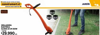 Construmart BLACK+ DECKER ORILLADORA ELECTRICA GL350S 23M 350w oferta