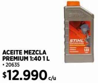 Construmart ACEITE MEZCLA PREMIUM 1.40 1 L oferta