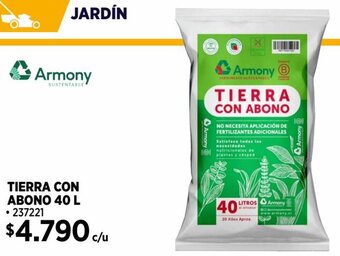 Construmart JARDÍN TIERRA CON ABONO 40L oferta