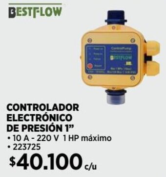 Construmart BESTFLOW CONTROLADOR ELECTRÓNICO DE PRESIÓN 1" oferta
