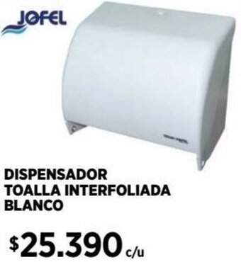 Construmart DISPENSADOR TOALLA INTERFOLIADA BLANCO oferta