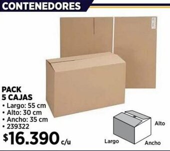 Construmart PACK 5 CAJAS oferta
