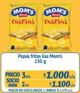 Alvi Papas fritas lisa Mom's 230g x 3un oferta