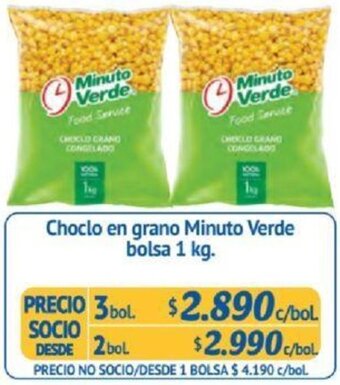 Alvi Choclo en grano Minuto Verde bolsa 1 kg x 3bol oferta