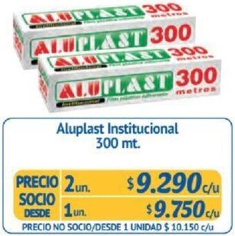 Alvi Aluplast Institucional 300 mt x 2un oferta