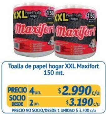 Alvi Toalla de papel hogar XXL Maxifort 150 mt x 4un oferta