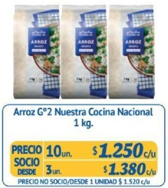 Alvi Arroz Gº2 Nuestra Cocina Nacional 1kg x 10un oferta