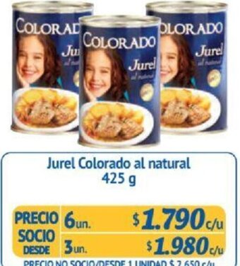 Alvi Jurel Colorado al natural 425g x 6un oferta