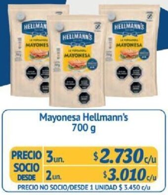 Alvi Mayonesa Hellmann's 700g x 3un oferta