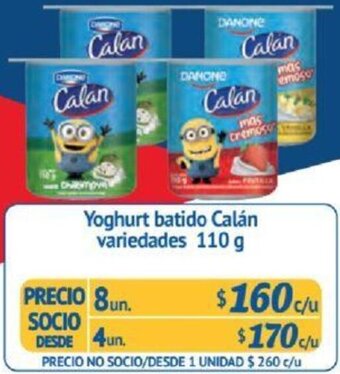 Alvi Yoghurt batido Calán variedades 110g x 8un oferta
