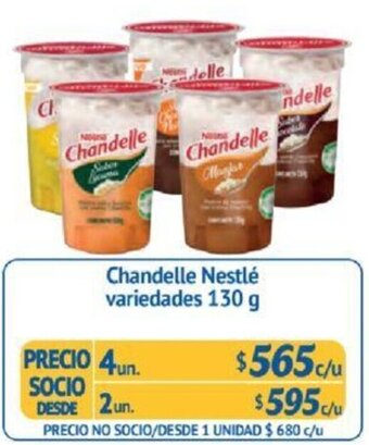Alvi Chandelle Nestlé variedades 130g x 4un oferta