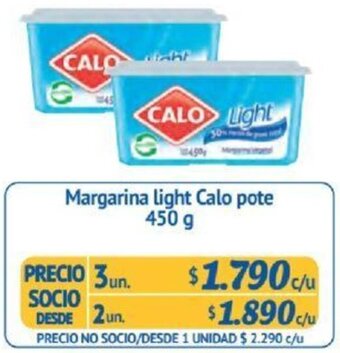 Alvi Margarina light Calo pote 450g x 3un oferta