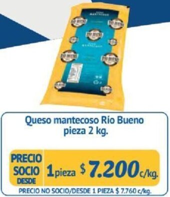Alvi Queso mantecoso Río Bueno 1pieza x 2kg oferta