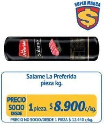 Alvi Salame La Preferida 1 pieza x kg oferta