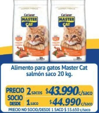 Alvi Alimento para gatos Master Cat salmón 20 kg x 2sacos oferta