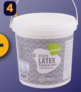Construmart Latex al agua passol 1 galón oferta