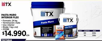 Construmart Pasta muro interior flex oferta