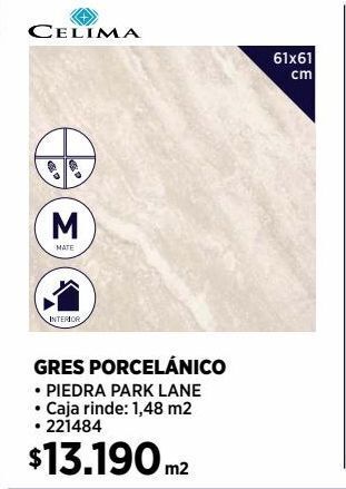 Construmart Gres porcelánico celima oferta