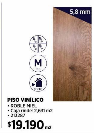 Construmart Piso vinílico oferta