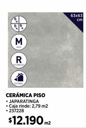 Construmart Cerámica piso oferta