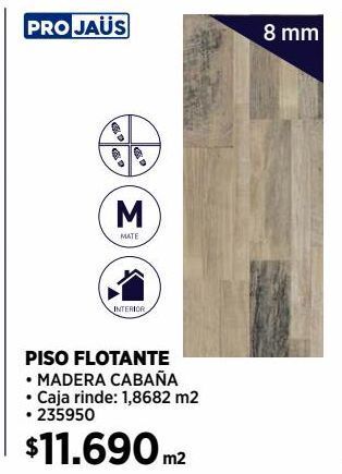 Construmart Piso flotante oferta