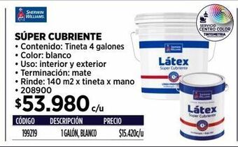 Construmart Súper cubriente 4gl oferta