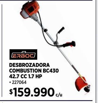 Construmart Desbrozadora combustión 42,7cc 1,7hp oferta