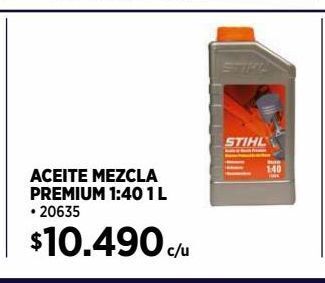 Construmart Aceite mezcla premium 1:40 1l oferta