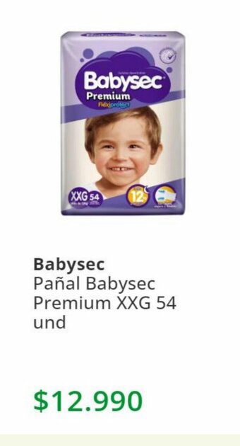Supermercado El Trébol Pañal Babysec Premium XXG 54 und oferta