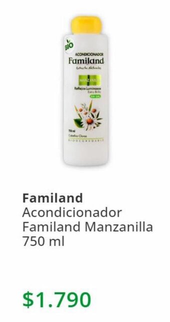 Supermercado El Trébol Familand Acondicionador Familand Manzanilla 750 ml oferta