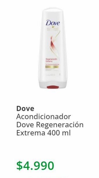 Supermercado El Trébol Dove Acondicionador Regeneración Extrema 400 ml oferta