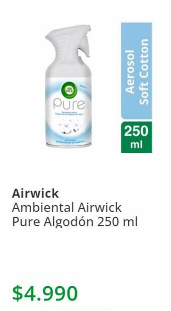 Supermercado El Trébol Airwick Ambiental Pure Algodón 250 ml oferta