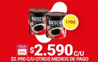 Santa Isabel Nescafe Tradicion 170g oferta