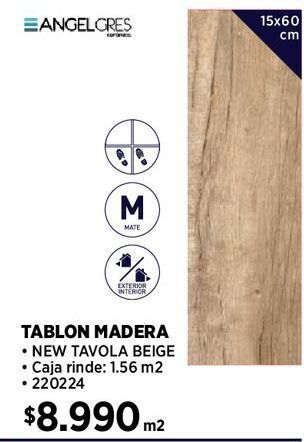 Construmart Tablon madera oferta