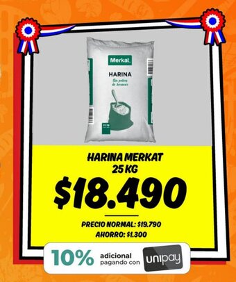 Mayorista 10 HARINA MERKAT 25 KG oferta